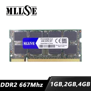 MLLSE 1gb 2gb 4gb ddr2 667 pc2-5300 laptopo sdram, ddr2 ram 2gb 667mhz pc2-5300s sodimm sąsiuvinis, memoria ram ddr2 667 mhz 2gb 2g
