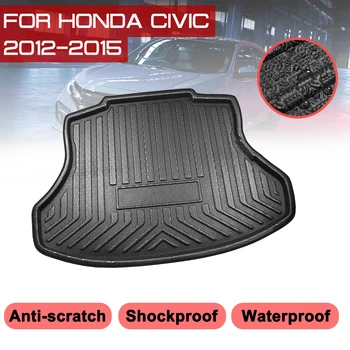 Automobilio Grindų Kilimėlio danga Honda Civic 2012 2013 Galiniai Kamieno Anti-purvo Dangtis