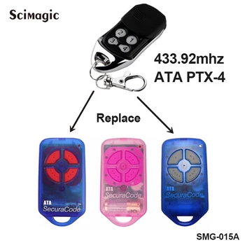 4 Mygtuką, Garažas/Vartų ir Durų Pakeitimas Nuotolinio Valdymo Pulteliu, Skirtas ATA PTX4 SecuraCode 433.92 MHz