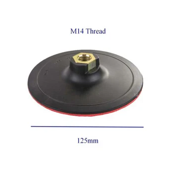 Šlifavimo Plokštės Pakeitimas M14 Sriegiu 125mm Disko Sponge Rotaciniai Įrankiai Priedų