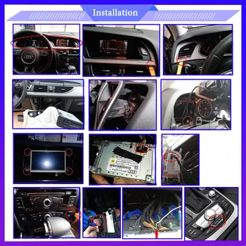 Atbulinės eigos Kamera Skirta Audi Q5 8R FY 2008~2020 m. Galinis Vaizdas iš Priekio dekoderis Originalių Automobilių ekranas MMI Sąsaja Ekranas Pagerinti Adapteris