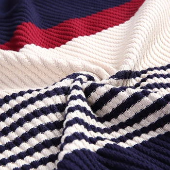 2021 Naujas Mados Prekės ženklo Megztiniai Vyrų Puloveriai Dryžuotas Slim Fit Džemperiai Trikotažas Šiltas Ruduo korėjos Stiliaus Atsitiktinis Vyrų Drabužiai