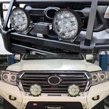 4pcs Automobilio LED Juosta Worklight 48W Offroad Darbo Lemputė 12V Šviesos Interjero LED 4x4 LED Traktoriaus priekinis žibintas Dėmesio centre Sunkvežimių ATV