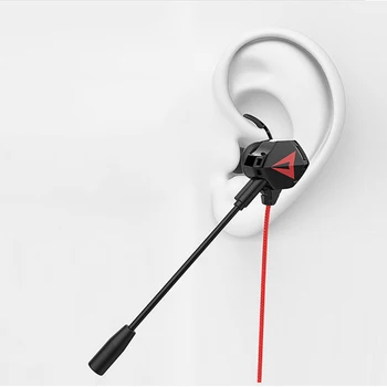 G5 In-Ear Ausinės C Tipo Laidinė laisvų Rankų įranga už PUBG Žaidėjus Žaidimų HiFi Ausinių Su Mikrofonu išgirsti pėdomis mėgautis muzika