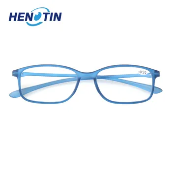 HENOTIB super kietas anti-nuovargio skaitymo akiniai vyrams ir moterims šviesos skaitytojai 1.01.52.02.53.03.54.05.06.0