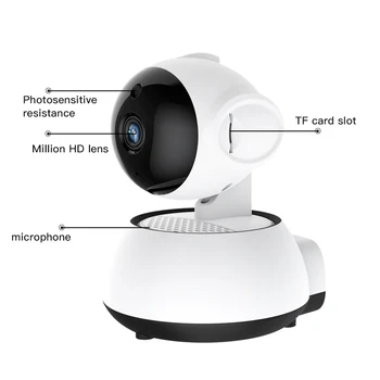 SDETER Belaidžių Apsaugos Kamera, IP Kamera, WIFI Namuose VAIZDO Kamera, 1080P 720P Garso Priežiūros P2P Naktinio Matymo Kūdikio stebėjimo Kamera