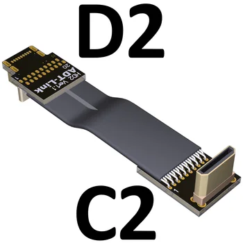 C-D, Mini HDMI, Mikro HDMI Kabelis Palaiko HDMI 1.2 / 1.4 / 2.0 high-speed, palaiko 4K/60hz full-speed HDMI (C tipas D tipas