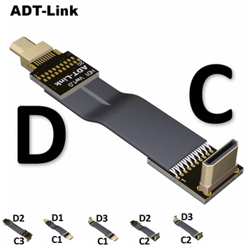 C-D, Mini HDMI, Mikro HDMI Kabelis Palaiko HDMI 1.2 / 1.4 / 2.0 high-speed, palaiko 4K/60hz full-speed HDMI (C tipas D tipas