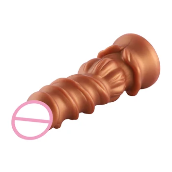 Spiralės strapon silikono briaunuotas dildo už Hismith Premium KlicLok Sekso Mašina, vilkas siurbtukas dildo čiuptuvas dildo moterims