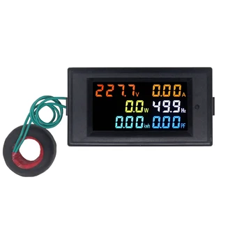 AC 80~300V Digital Voltmeter Elektros Skaitiklis Rodiklis Tiksli Ammeter kWh Vatų Energijos Įtampos Srovės Maitinimo Stebėti, Testeris