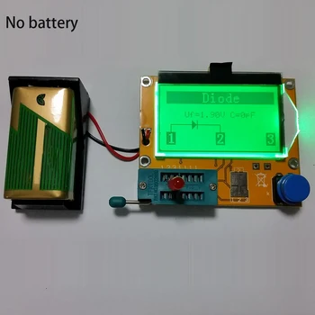 Rezistorius Vaizdo MOSFET Kondensatorių ESR Tranzistorius Testeris Diodas Testas, Kablys, Daugiafunkcinis LCD -T4