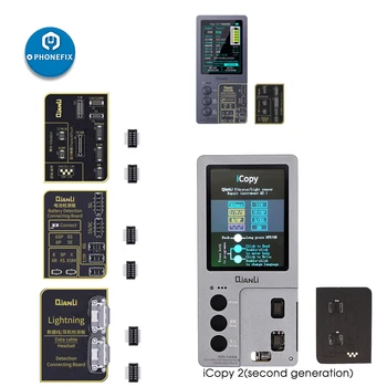 QIANLI iCopy Plus su Baterija Valdybos iPhone 7 8 X XR XS MAX 11 Pro Max LCD/Vibratorius Perduoti Vaizdą/Touch EPROM Remontas