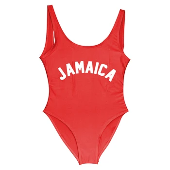 JAMAIKA maudymosi kostiumas moterims Plaukimo Kostiumas Mergina vientisi maudymosi kostiumėlį monokini Bodysuit plaukti kostiumas fitneso trikini Paplūdimio Kostiumas