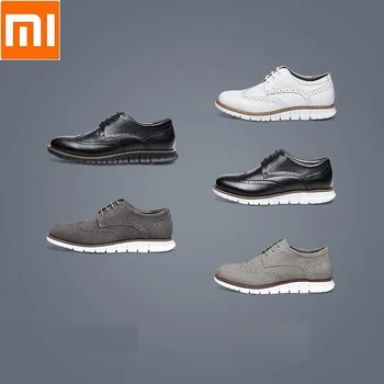 Xiaomi qimian Vyras, moteris, lengvi sportiniai batai derby Lengvas, aukštos elastinės gumos pado odos avalynė, vyriška moteriška