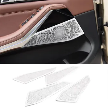 Automobilio Stilius Durų Stereo Garsiakalbiai Apdailos Rėmelis Padengti BMW X5 G05 2019 Interjero Ramstis Garso Garsiakalbio Apdaila Lipdukai
