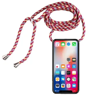 Telefoną atveju LG K10 Lte 2017 2018 Power Pro silikono atveju padengti virvelę petį, virvę laido coque už LG K10 Alfa 2018