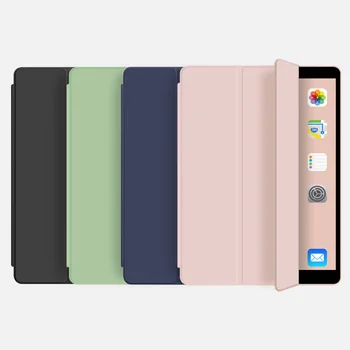 Cover Už New iPad 9.7 colių 2017 2018 Atveju Su Pieštukas Turėtojas , ZVRUA Slim Tri-fold PU Odos Smart Cover 