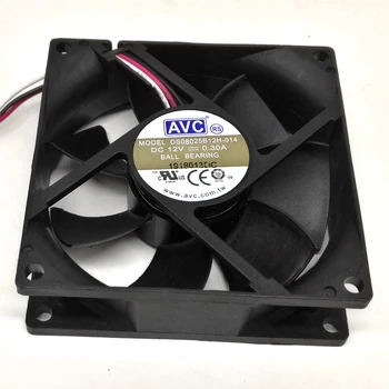 80mm ventiliatorius nauja AVC DS08025B12H ds08025b12h-014 8cm 8025 12V 0.30 kompiuterio CPU važiuoklės kompiuterį išjungti aušinimo ventiliatorius