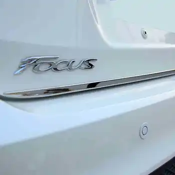 Bagažinės Galinių Durelių Apačioje Dangtelį Liejimo Apdaila Nerūdijančio Plieno atgal, durys, durų apdaila, automobilių Reikmenys Ford Focus-2018