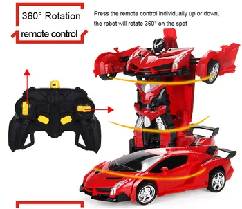 Transformacijos Robotas Žaislų Rinkinys 2 In 1 Žingsnis Deformacijos Modelis Deformuotas Automobilio Žaislas Berniukui Dovana Rc Automobilių Nuotolinio Valdymo Žaislai
