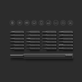 Originalus Pasaulinė Versija Xiaomi Mijia Wiha Kasdienio Naudojimo Rinkinys 24 Tikslumo Magnetinių Bitų Alluminum Box 