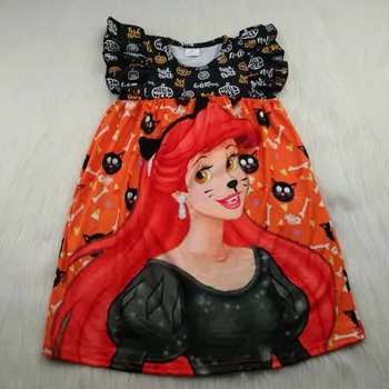 Naujų mergaičių suknelė dizaino Helovinas serijos modelis vasaros mergaitės atsitiktinis suknelė