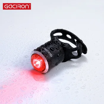 Gaciron USB Įkrovimo Vandeniui Kelio Dviračiu Galinis Žibintas Mini LED Dviračių užpakalinis žibintas Kalnų Dviračių Jutiklis Įspėjamoji Lemputė