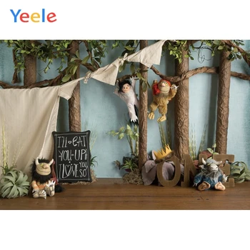 Yeele Plakatas Baby Shower Fone Prop Patalpų Temą Miško Reklama Fone Šalis Dekoro Photozone Asmeninį Studija Šaudyti