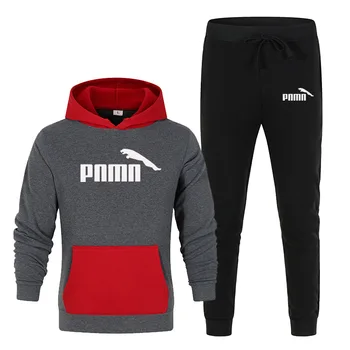 Rudenį ir žiemą pora tendencija gatvės viršuje kostiumai vyriški laisvalaikio spausdinimo puloveris sporto hoodies vyrų mados letter spausdinimo gaubtu