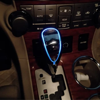 R-EP Universaliųjų Automobilių Shift Knob Lenktynių Pavarų Rankena su lietimui LED Daugumai Automobilių Shifter Konbs
