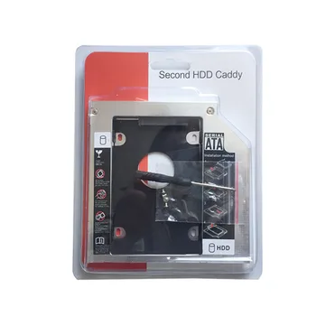 9.5 MM 2 SATA HDD SSD Caddy Adapteris, skirtas 