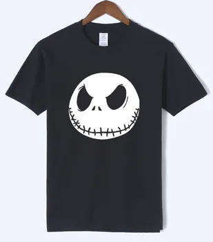 2021 vasaros vyriški marškinėliai Jack Skellington Blogio Veidą, charakterį, modelis T-shirt hip-hop, rock chick marškinėliai homme prekės ženklo drabužių