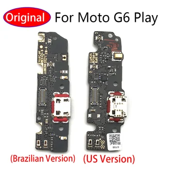 50Pcs/Aikštelė , Nauja Motorola Moto G6 Žaisti G9 Plius USB Įkroviklis Įkrovimo lizdas Doko Jungtis, Flex Kabelis Valdybos Pakeitimo Dalis