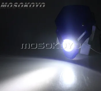LED Trial Motociklo Enduro Motokroso priekinis žibintas Versija Dujų Dujų TXT Pro EB 280 125 250 300 Balti Žibintai