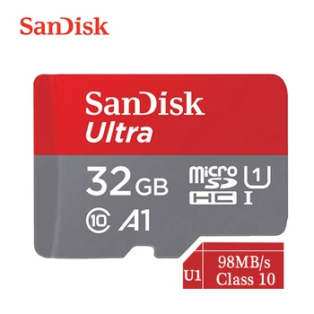 Sandisk 16GB 32GB micro sd kortele 64GB 128GB cartao memoria de 200GB 256 GB atminties kortelė class10 400GB tf kortelė su adapteriu