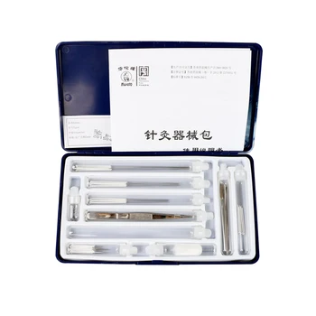 Hwato Akupunktūra zb-2 instrumentsset nustatyti vienkartinių akupunktūros adatų maiše acupuntura įrankiai