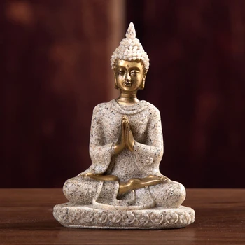 Strongwell Dervos Budos Figūra, Tailandas Feng Shui Skulptūra Budizmas Statula Budda Laimės Papuošalai Namų Dekoro Amatų Dovana