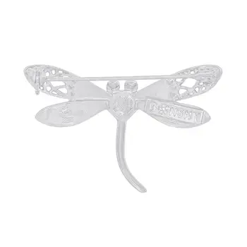 Newei Metalo Emalio Lydinio Gėlių Dragonfly Sagės Drabužiai Skara Gyvūnų Papuošalai Moterų, Mergaičių, Paauglių Žavesio Pavasario Dovana, Aksesuaras