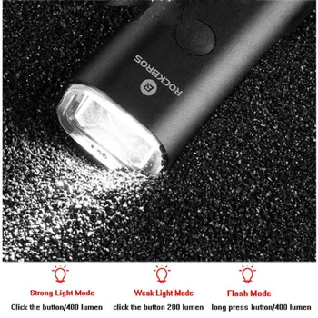 LED Šviesos Aukštos Kokybės Žibintuvėlis Dviračių priekinis žibintas Priekinis Žibintas atsparus Vandeniui Aliuminio Korpuso Dviračio Lemputė USB Įkrovimo