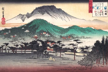 Portretas plakatas dekoracijos, paveikslai tapyba kraštovaizdžio nuotraukos Japonų tradicinio meno Vakaras 