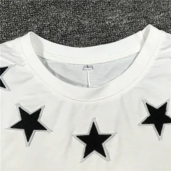 2020 Naujas Trumpas Rankovėmis Tee Marškinėliai Žvaigždžių Spausdinami T Marškiniai Vyrams, Prekės ženklas O-kaklo Laisvi Vasarą, T-marškinėliai Mens Atsitiktinis Marškinėlius Homme B63