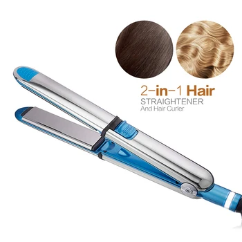 Plaukų tiesinimo priemonė Na-Ne TITANI Plaukų Tiesinimo Lygintuvai 1.25 Colių Plokščias Lygintuvai Ištiesinimo priemonės, Professional Hair Curler Akmenslydis Geležies
