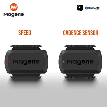MAGENE S3+ Greičio Jutiklis Cadence Ant+ Bluetooth už Strava GarminBryton dviratis Dviračio Kompiuteris