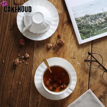 CAKEHOUD Europos namų kaulų kinija paprastas kavos puodelio indų rinkinys keramikos arbatos puodelio kavos puodelį, anglų popietės arbata kavos puodelio