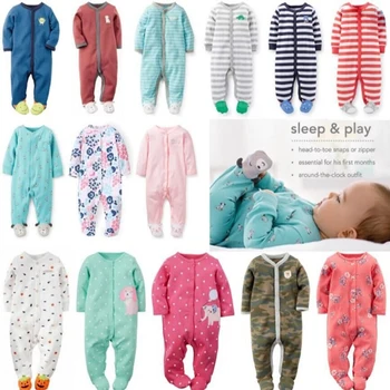 Berniukas, mergaitė, kūdikis, medvilniniai audiniai, pagalvės, jumpsuit, romper, vaikų, šilta pižama Medvilnės onesies, berniukų ir mergaičių onesies pižama
