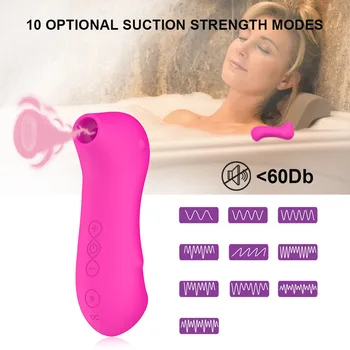 Žmogus Nuo Klitorio Stimuliatorius Čiulpti G Spot Sekso Žaislai Moterims, su 10 Galingų Režimai Vibratorius, Įkraunamas Suaugusiųjų Porno Sekso Žaislai