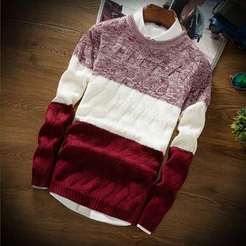 Žiemos vyrų Megztinis Jaunimo Mados Atsitiktinis Geriausiai parduodamų megztinis Džemperis vyrams S M L XL 2XL mens megztiniai