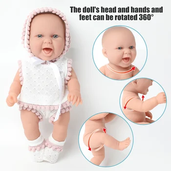 25CM tikroviška Reborn baby Doll viso kūno minkštas silikoninis vandeniui 10 colių Realus naujagimių bebe Lėlės Vonia Boneca žaislai vaikams