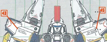 RG24 DL Gundam RG 1/144 OZ-OOMS Tallgeese Lipdukas Lipdukas Modelis Įrankis