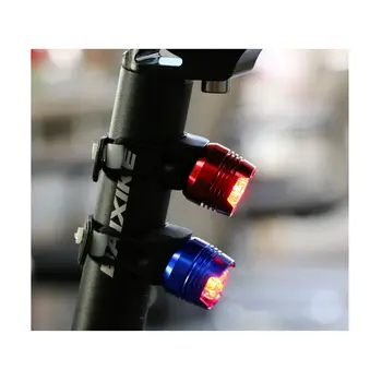 2 VNT Kelių Kalnų Dviračių Šviesos diodų (LED Flash Vandeniui Dviračių užpakalinis Žibintas, Dviračio Galinis Žibintas Naktį jojimo saugos įspėjamieji žibintai.